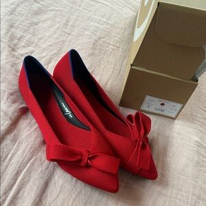 Rothy's The Bow Point II Red